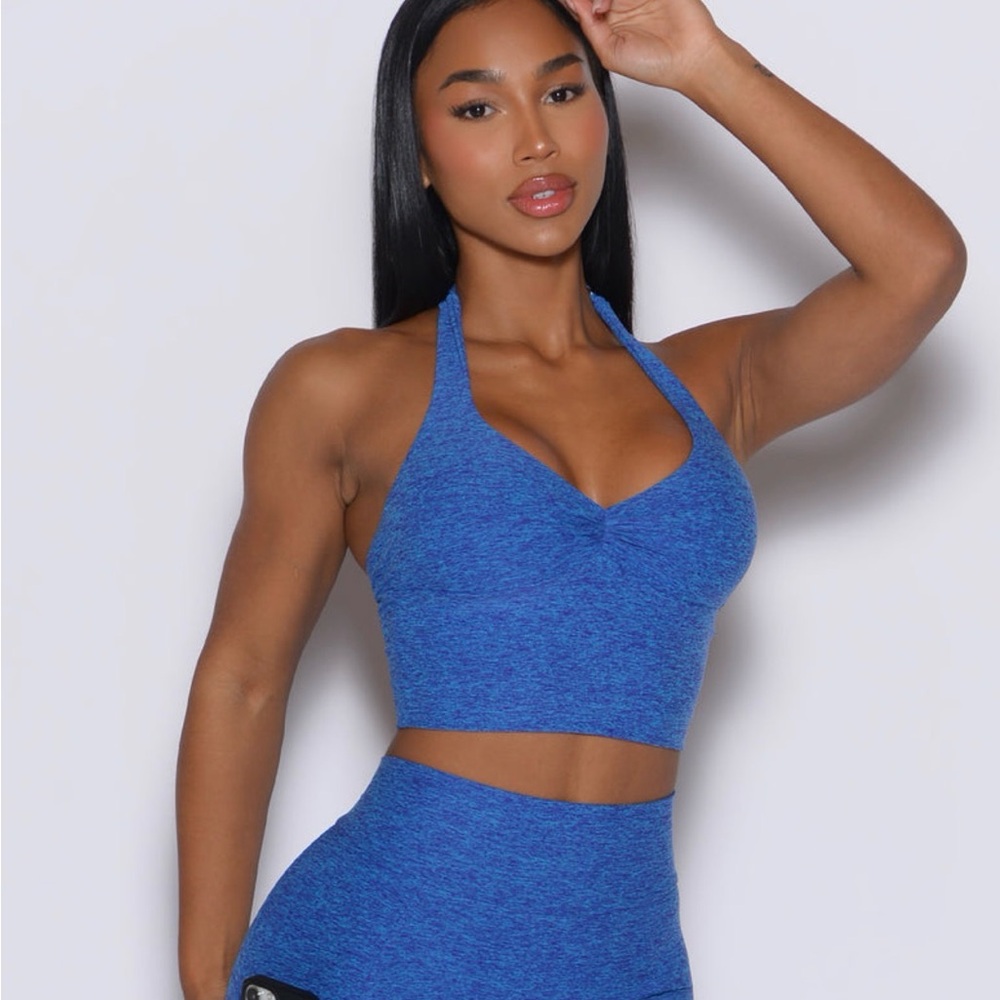 Bombshell sportswear long line halter top